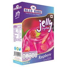 BLUE BIRD JELLY RASPBERRY 100GM