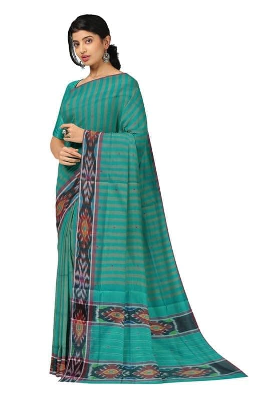 APCO Handloom (A Andhra Pradesh Govt Emporium)- Women's Traditional Pure Handloom Dulla Cotton Saree | DL0070 view 2
