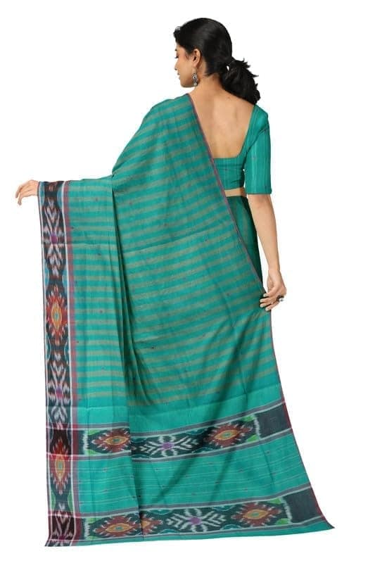 APCO Handloom (A Andhra Pradesh Govt Emporium)- Women's Traditional Pure Handloom Dulla Cotton Saree | DL0070 view 3