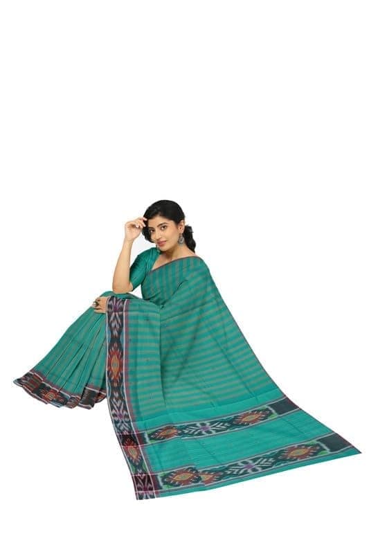APCO Handloom (A Andhra Pradesh Govt Emporium)- Women's Traditional Pure Handloom Dulla Cotton Saree | DL0070 view 4