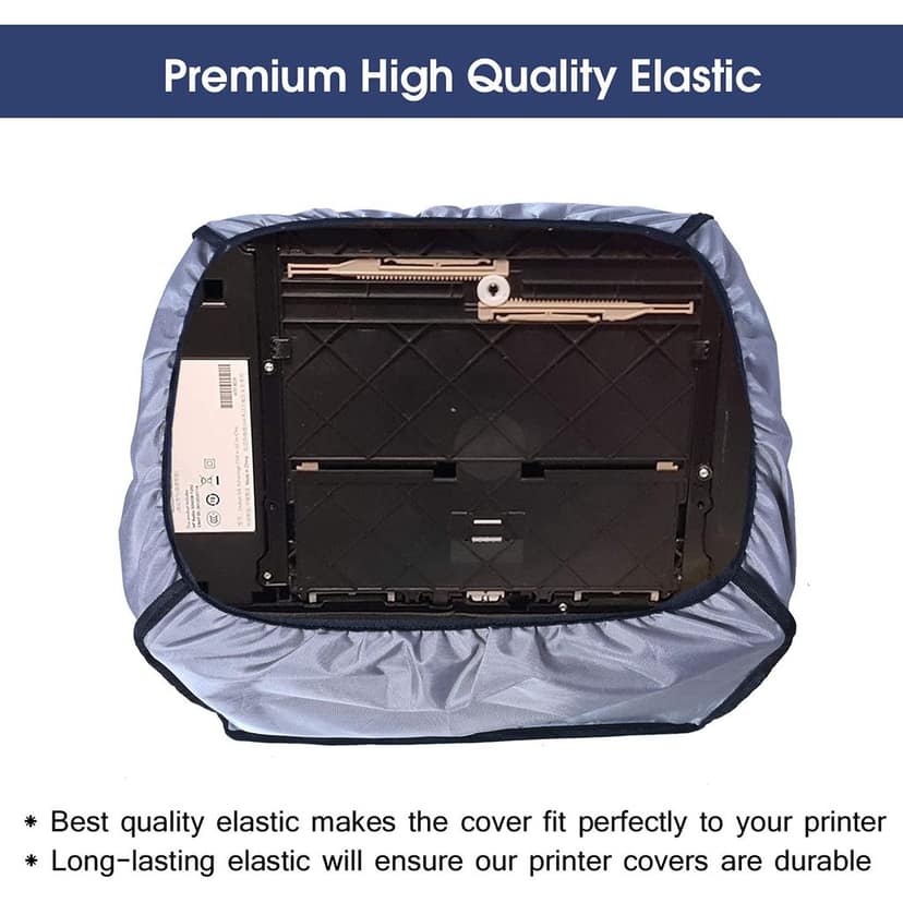 Palap Super Premium Dust Proof Printer Cover for HP Laserjet 1020 Plus -Grey (Size: 42 x 29.2 x 25.9 CMs) view 7