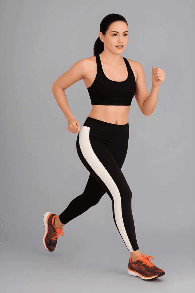 Women & Girls Comfort Fit Sports and Fitness Tights | Designed for Gym Workout, Yoga Practice, Running, Exercise & Active Lifestyle | Stretchable Lycra view 2