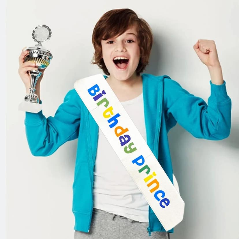 Birthday Prince Sash view 3