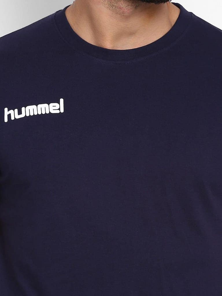 Go Cotton Round Neck Cotton Rich Half Sleeve Solid Regular fit Cottonpoly T-shirt for Men Comfortable soft Breathable Fabric Stretchable for Everyday Use Ideal for Casualwear view 4