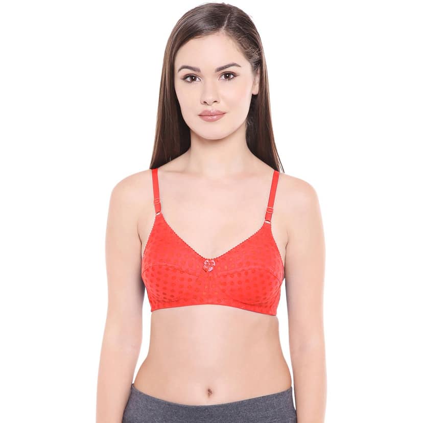 Bodycare Women Poly Cotton Full Coverage Non Padded Regular Bra Pack - 2 E1506COPI view 2