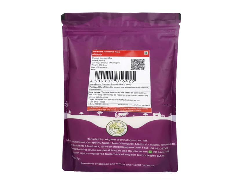 Ekgaon Premium Aromatic Rice (Dubraj) (500g) view 2
