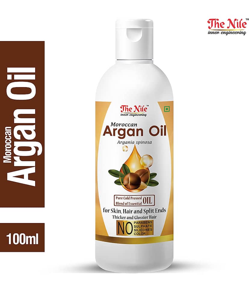 The Nile Morrocan Argan Oil 100 ML X 2 + Onion Blackseed Oil 100 Ml 300 mL Pack of 3 view 2