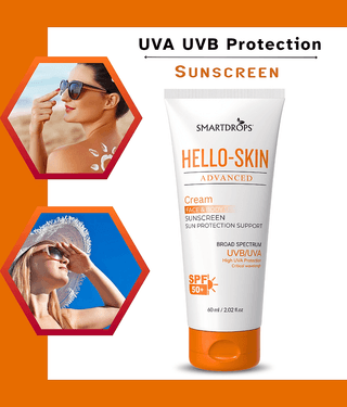 Smartdrops SPF 50 Sunscreen Cream For All Skin Type ( Pack of 1 )