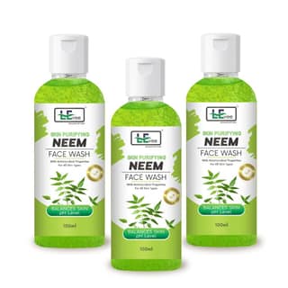 LEvee Neem Purifying Facewash for Men & Women. Pack of 3 | Face Wash (300 ml)