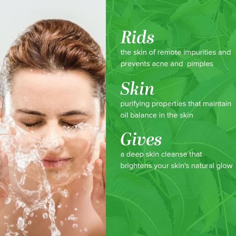 LEvee Neem Purifying Facewash for Men & Women. Pack of 3 | Face Wash (300 ml) view 4