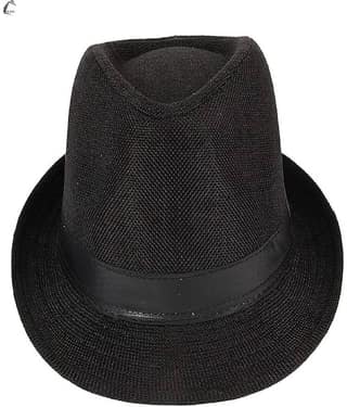 OLIFIN Pack of 1 Cotton Blend Men's Hat ( Black )