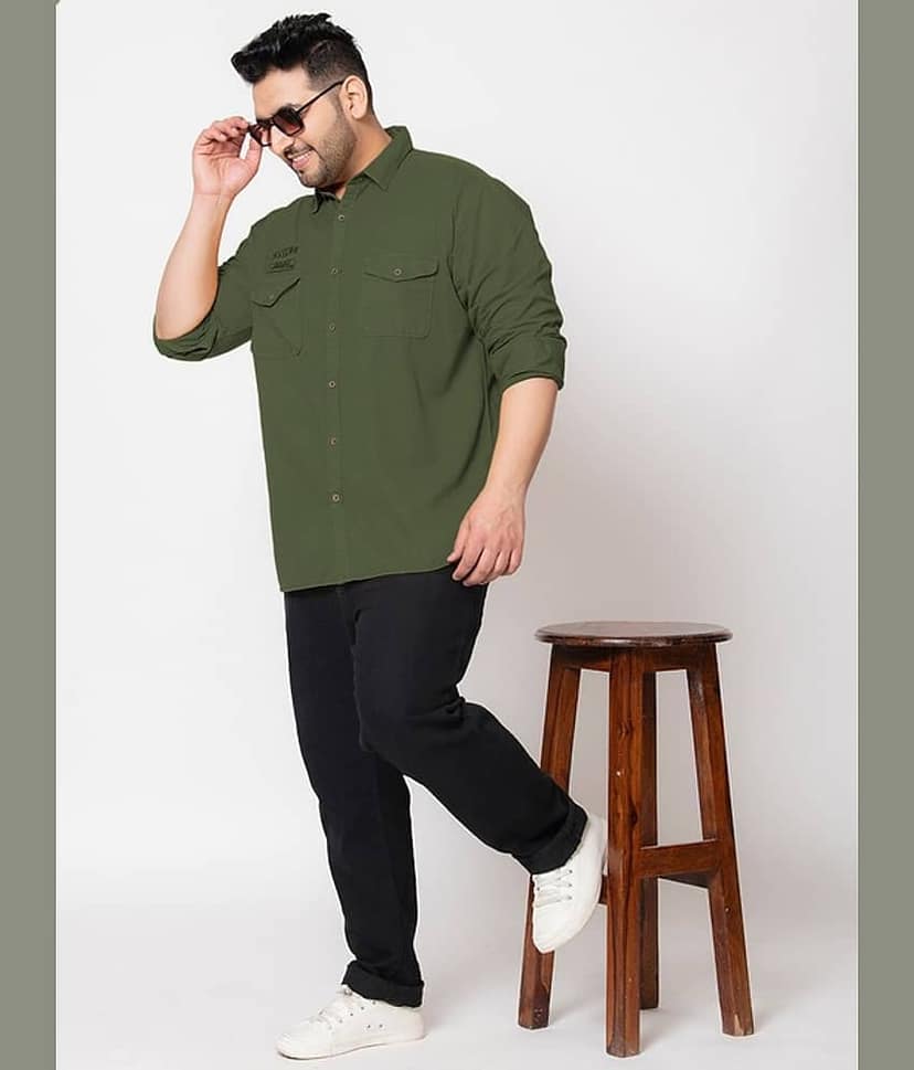 IVOC Plus Classic Regular Fit Pure Cotton Casual Shirt view 5