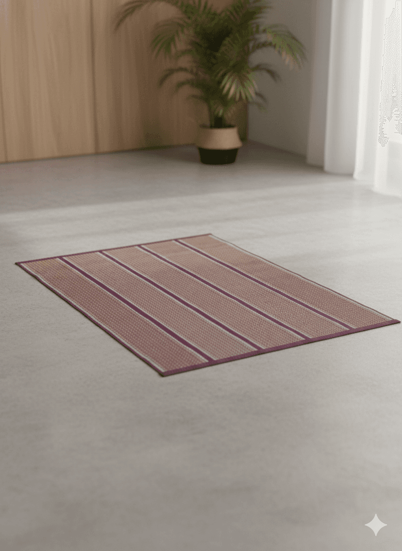 Natural Fiber Eco Friendly Yoga Mat view 3