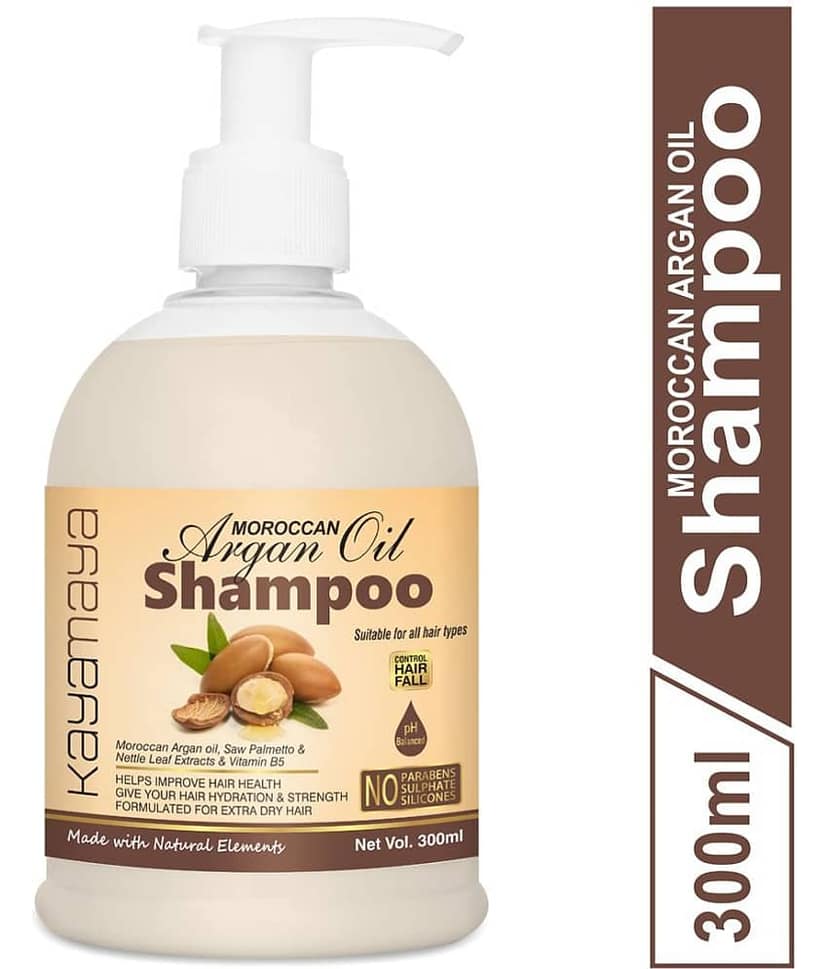 Kayamaya Moroccan Argan Oil Shampoo (with DHT Blocker) Shampoo 300 mL