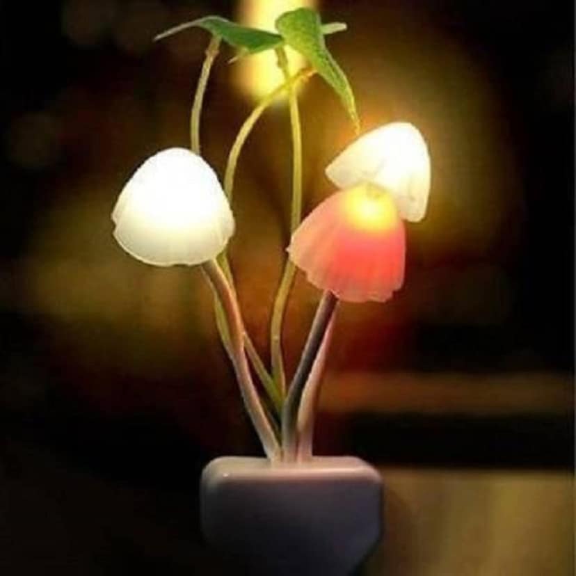 Elecsera Mushroom Sensor LED Color Night Lamp (10 cm, Multicolor) view 5