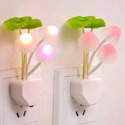 Elecsera Mushroom Sensor LED Color Night Lamp (10 cm, Multicolor) view 9