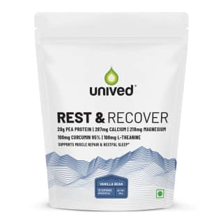 Unived Rest and Recovery Protein for Stress and Immunity Vanilla Bean
