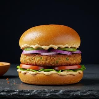 Crispy Paneer Burger