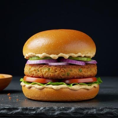 Crispy Paneer Burger
