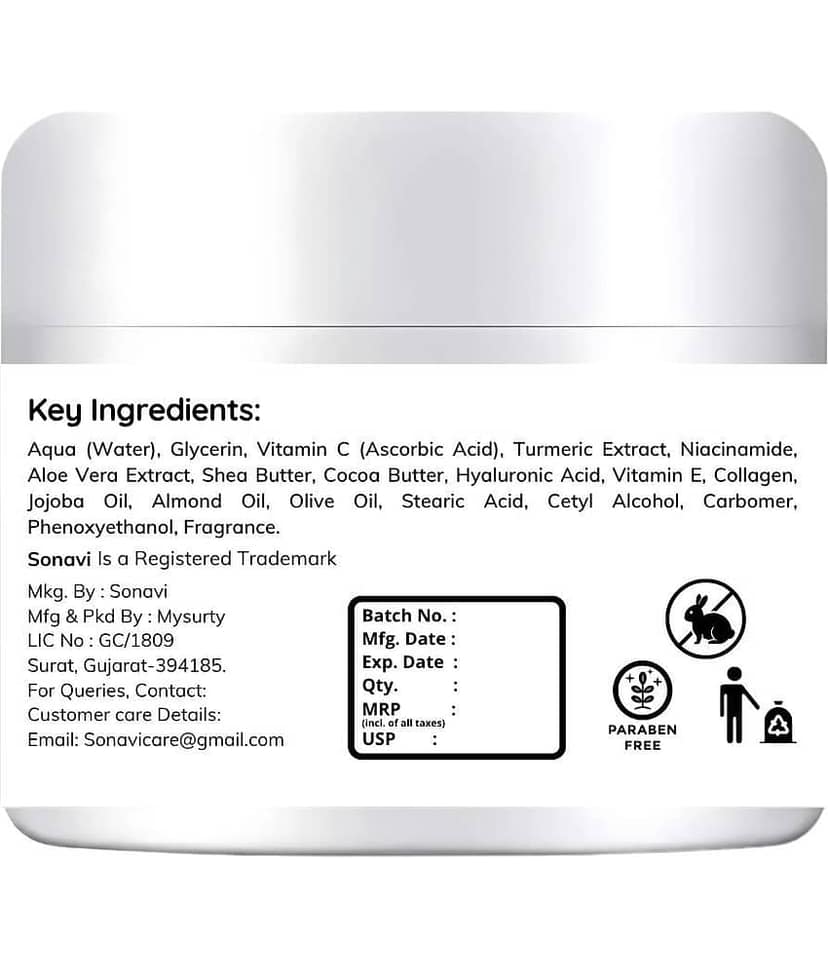 Sonavi Moisturizer All Skin Type Turmeric ( 100 gm ) view 2