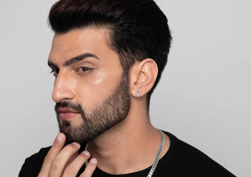 Radiant Flux Mini Hoop Earring For Men (1 Pc Only) view 5