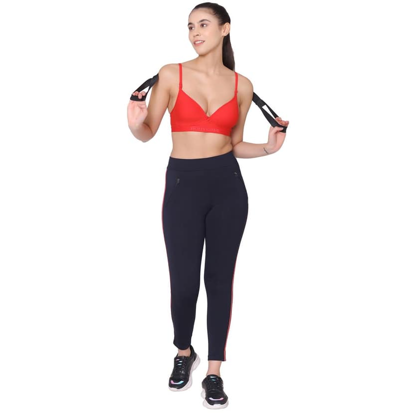 Bodycare Cotton Spandex Padded Non wired Tshirt Bra-Pack of 3 view 5