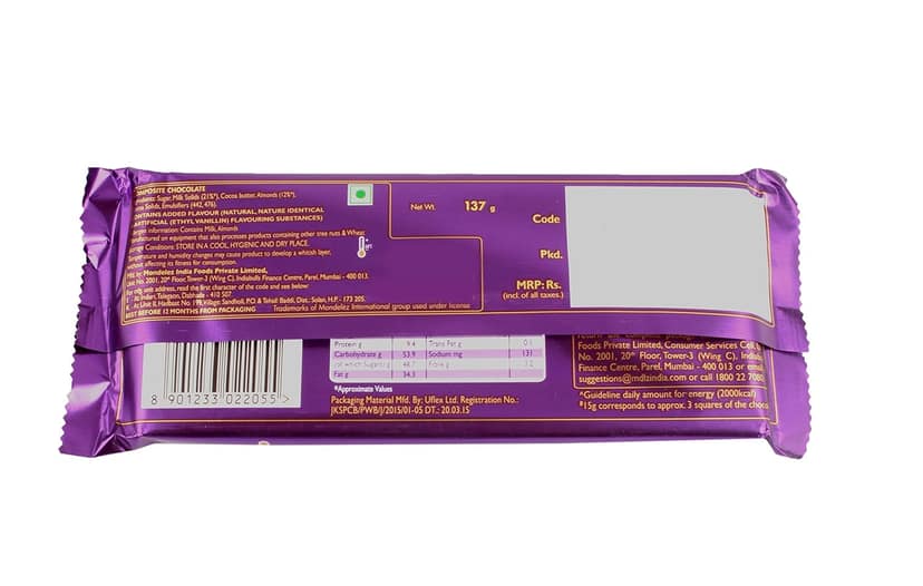 Cadbury Silk Roast Almond, 137G view 2
