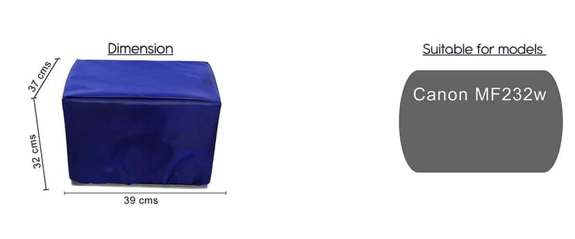 PalaP Dust Proof Printer Cover for Canon MF232w Printer view 5
