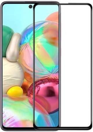 PLUGTECH Advanced Tempered Glass With Anti-Explosion 9H Hardness Edge-To-Edge Coverage Screen Guard for SAMSUNG A71