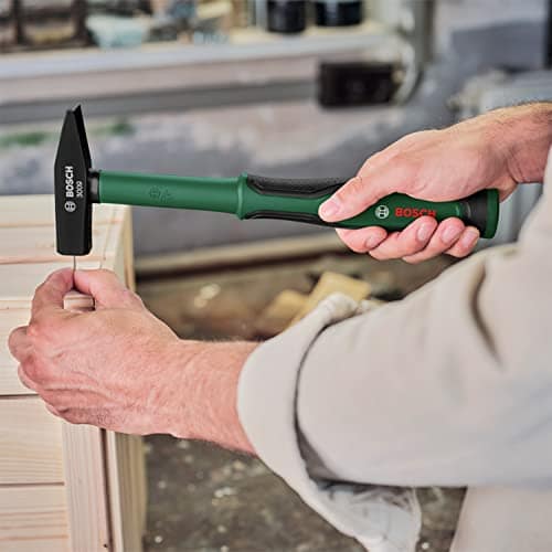 BOSCH 300g Locksmith/machinist Hammer | Balanced Weight for Precise Impact | Durable Steel Head & Impact-Resistant Handle | Ergonomic Non-Slip Grip | Ideal for Automotive & Light Construction view 3