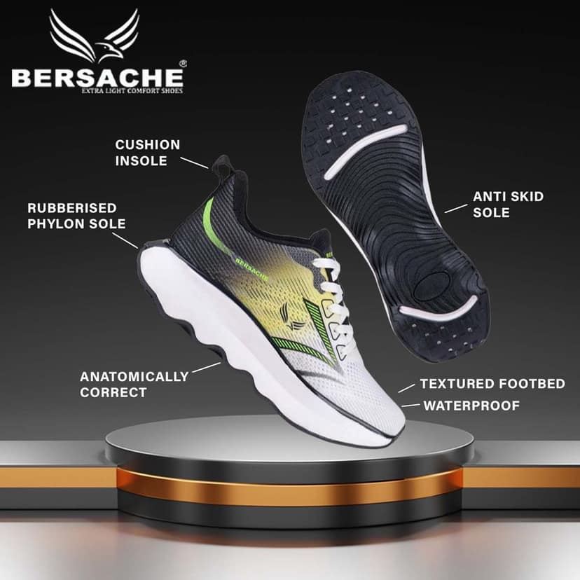 Bersache Premium Sports ,walking,Gym,cricket, Trending Running Shoes For Men's view 5