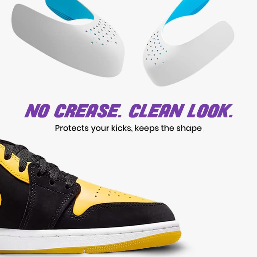 SNEAKARE Decreaser Pro Pairs Crease Protector For Sneakers | Anti Wrinkle | Sneaker Accessories For Men, Shoes Protector, Shoe Decreaser, Crease Guard view 10