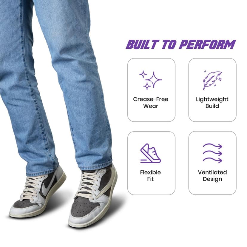 SNEAKARE Decreaser Pro Pairs Crease Protector For Sneakers | Anti Wrinkle | Sneaker Accessories For Men, Shoes Protector, Shoe Decreaser, Crease Guard view 3