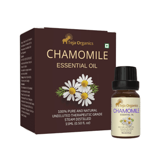 Chamomile Essential Oil 15ml | Sweet, Floral and Herbaceous scent | Moisturizing | Soothing, Calming and Relaxing | Induces sleep | Eases pains and Ache | Good for sensitive and Dry skin