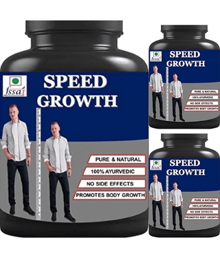 Hindustan Ayurveda speed growth mango flavor 0.3 kg Powder Pack of 3