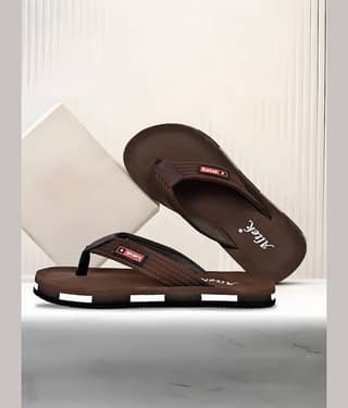 Altek Brown Men's Thong Flip Flop