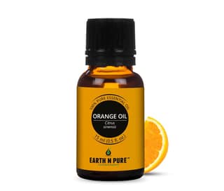 Earth N Pure Orange Essential Oil (Citrus Sinensis) 100% Pure, Steam-Distilled Oil for Diffuser, Aromatherapy & DIY | 15ml Earth N Pure Orange Essential Oil (Citrus Sinensis) 100% Pure, Steam-Distilled Oil for Diffuser, Aromatherapy & DIY | 15ml - Yellow