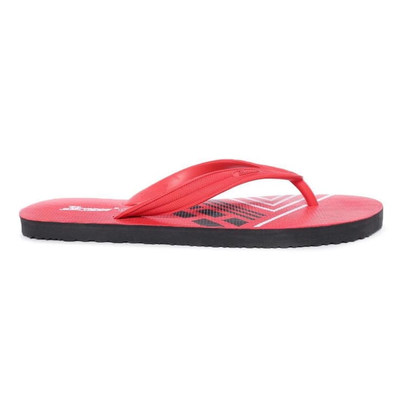 Paragon Men's Red Flip Flops view 3