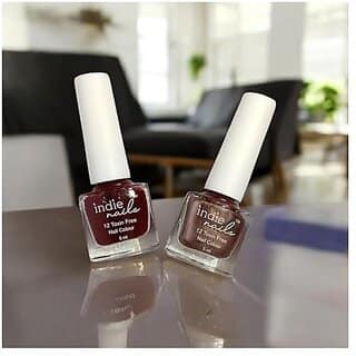 Nail Polish 12-Free Formula Quick Dry Long-Lasting Chip Resistant High Glossy Shine Vegan Made in India Nail Paint For Women 5ml (Scarlet Spark Pack of 2)