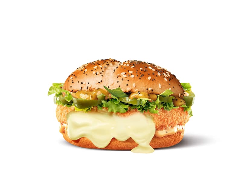 Cheesy & crisp burger