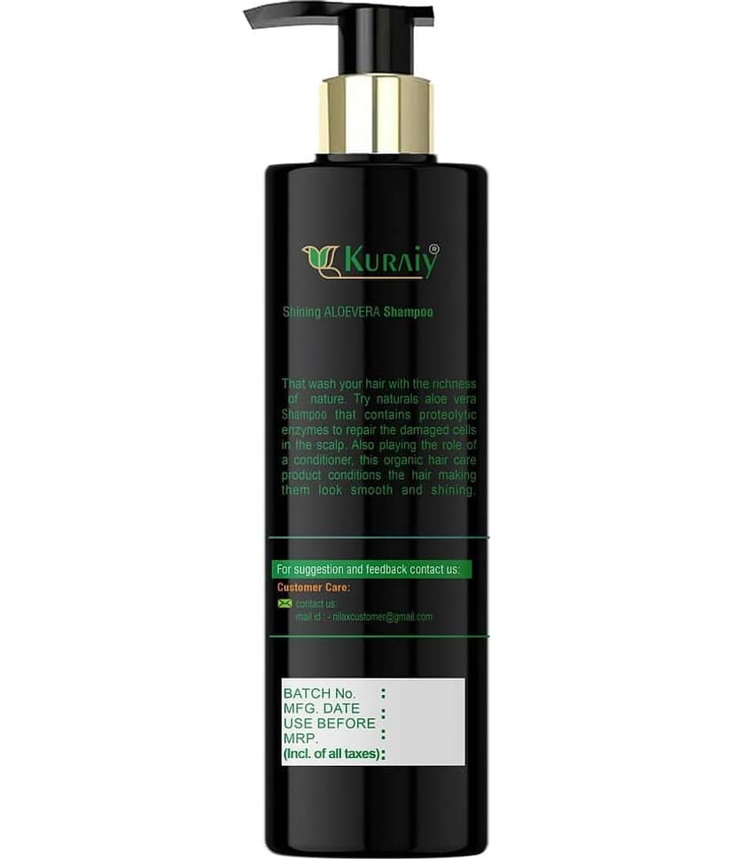 KURAIY NATURAL ALOE VERA SHAMPOO 200ML PACK OF 2 view 2