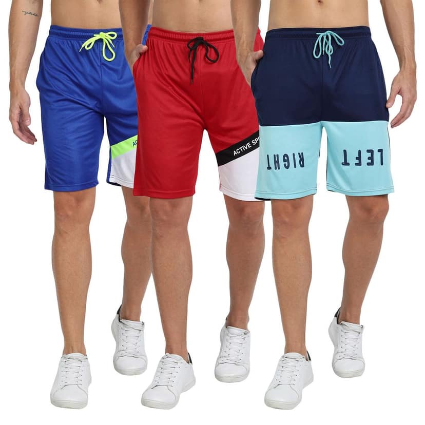 FTX Men Cut & Sew Printed Shorts