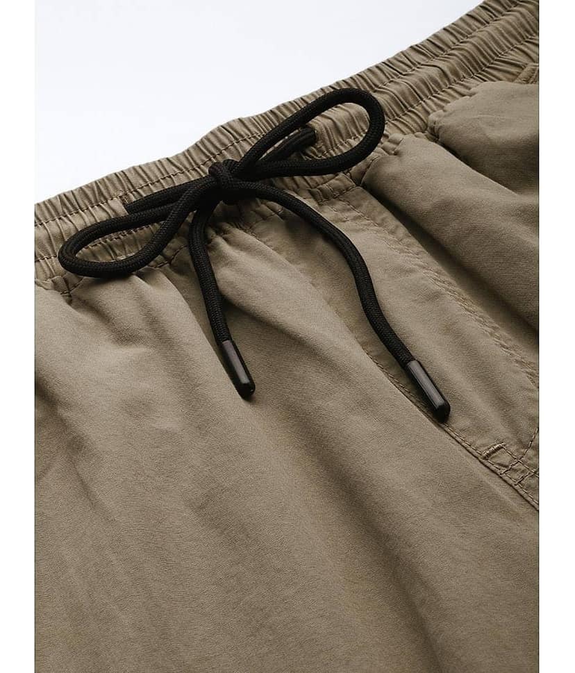 Bene Kleed Unisex Parachute Fit Cotton Cargos Trousers view 2