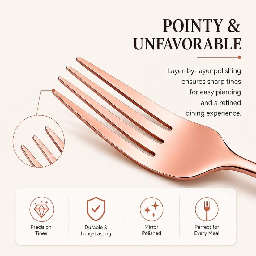 Egg-Shaped Gold Stainless Steel Cutlery Set with Decorative Holder view 3