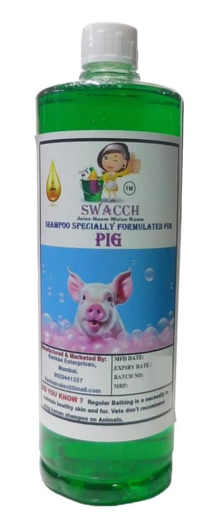 Swacch Shampoo Specially Formulated for Pig (1 Litre) Neem Alovera