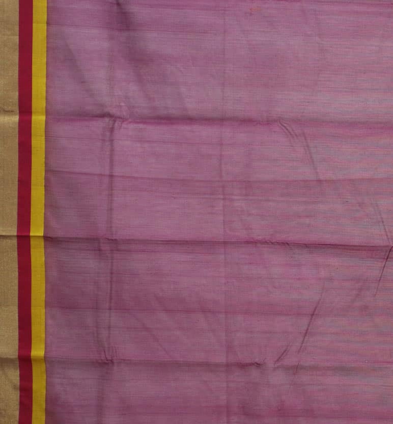 Handloom Chanderi Silk By Mercerized Cotton Saree view 4
