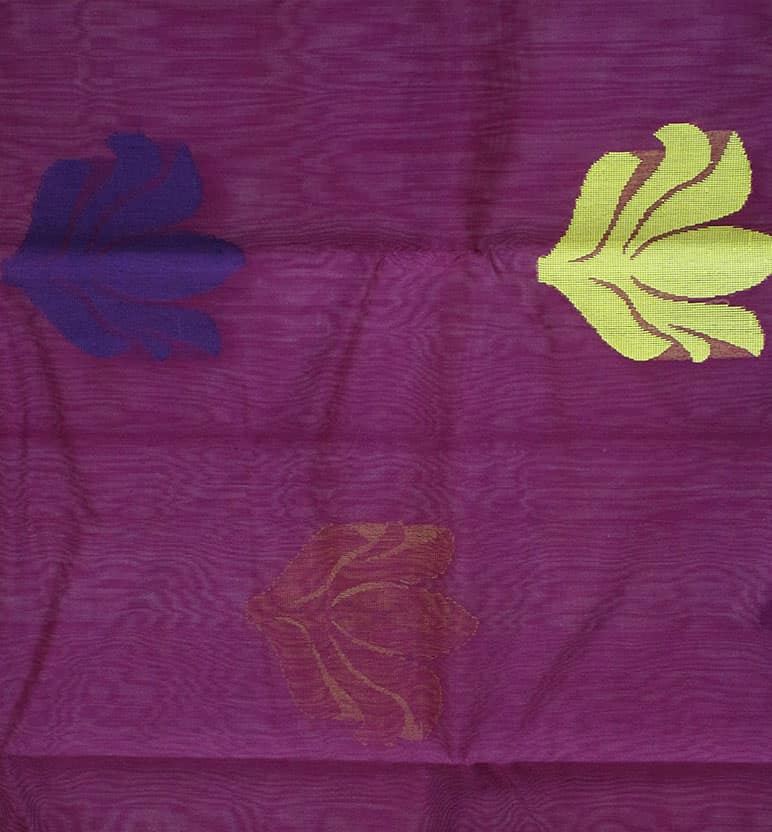 Handloom Chanderi Silk By Mercerized Cotton Saree view 5