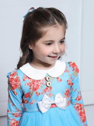 THE PONY & PEONY CO. Jasmine - Girl Full Sleeves Dress