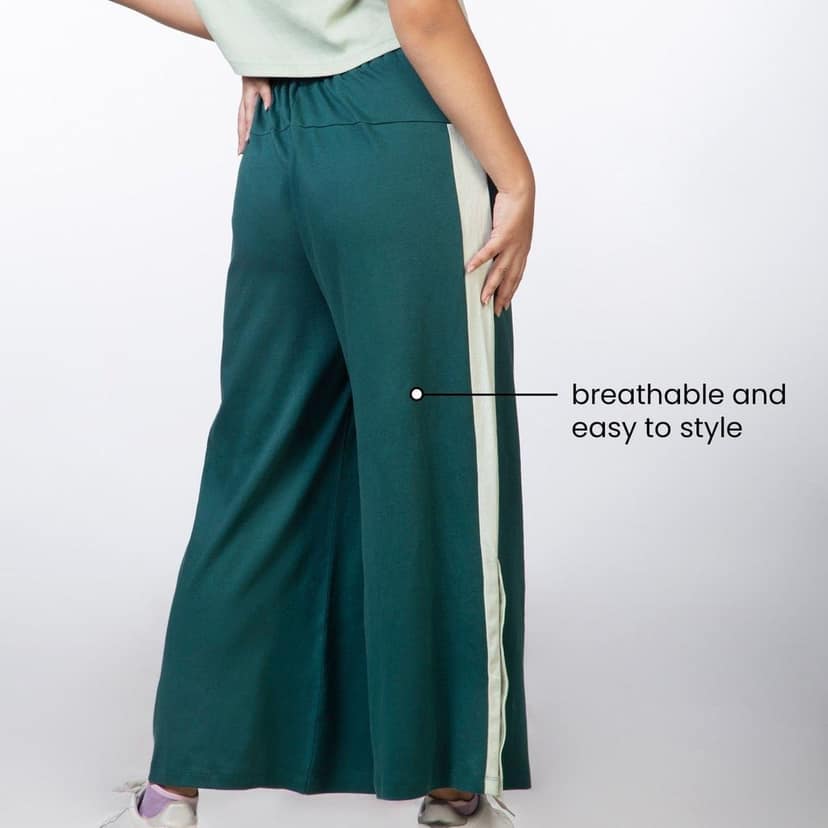 Am-To-Pm Wide Leg Pants - Forest Green view 10