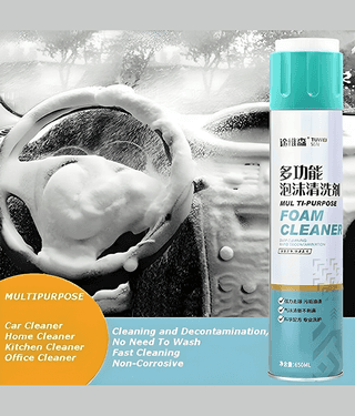 Multipurpose Foam Cleaner Spray | Car Interior, Sofa, Shoes, Kitchen & Bathroom Stain Remover | Deep Cleaning Active Foam | 650ml